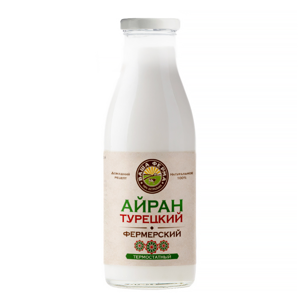 Айран Турецкий  «Ваша Ферма» 1,7-2,5% 500 г. – молочная продукция Food Milk