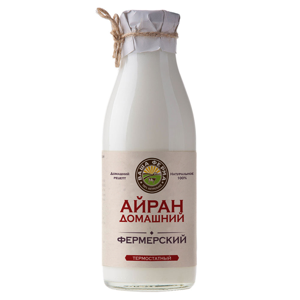 Айран домашний  «Ваша Ферма» 1,7-2,5% 500 г. – молочная продукция Food Milk