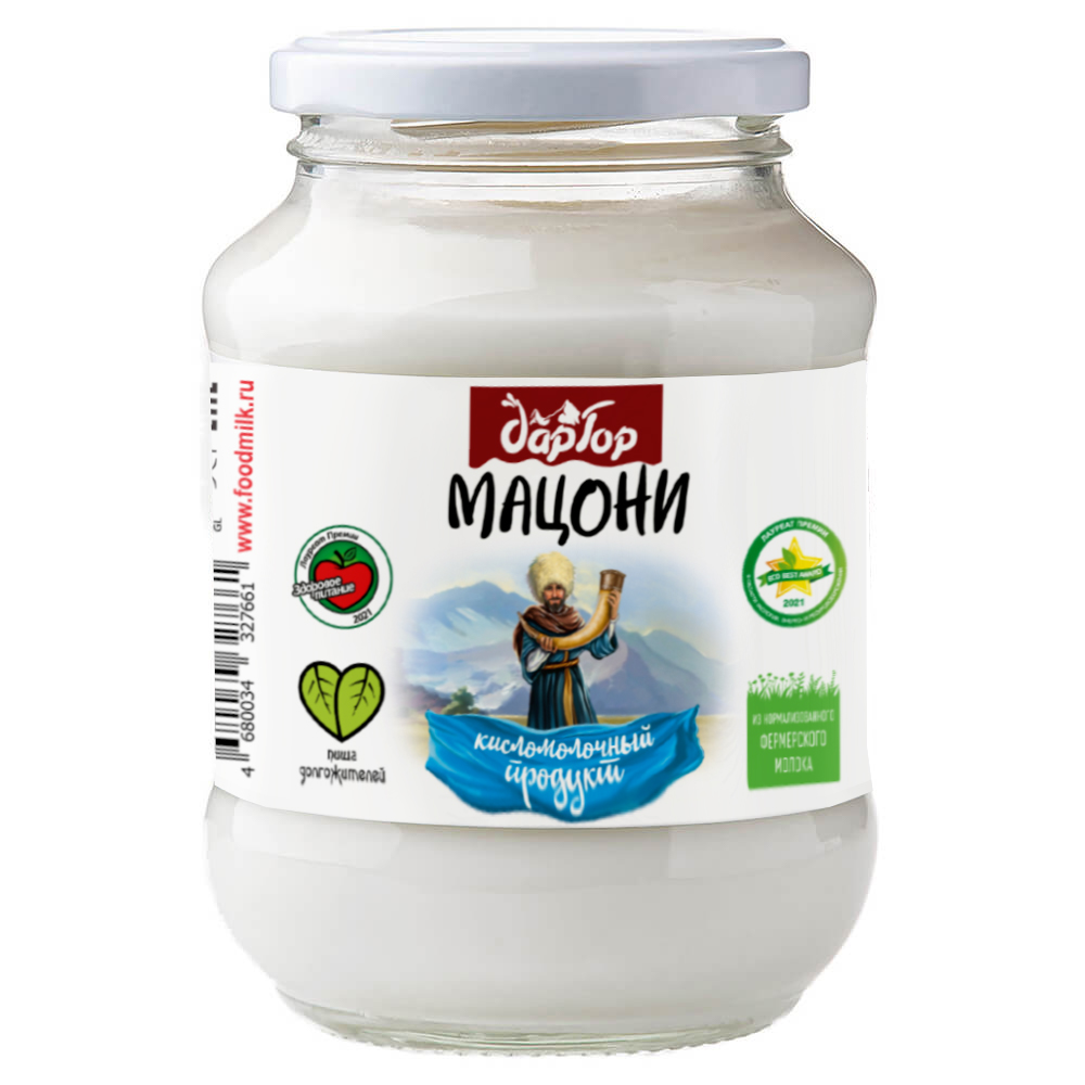 Мацони «Дар Гор» 2,5% 500 мл.