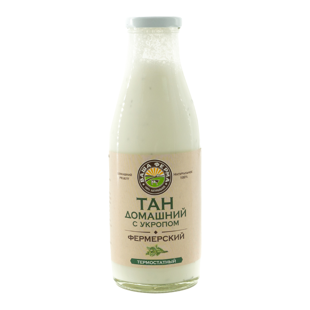 Тан домашний  «Ваша Ферма» с укропом 1,7-2,5% 500 г. – молочная продукция Food Milk