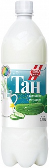 Тан с укропом и огурцом "Food milk" 1,5%,  0,5 л